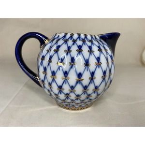 Russian Imperial Lomonosov Porcelain CREAMER Pot St.Petersburg EXCELLENT COND.